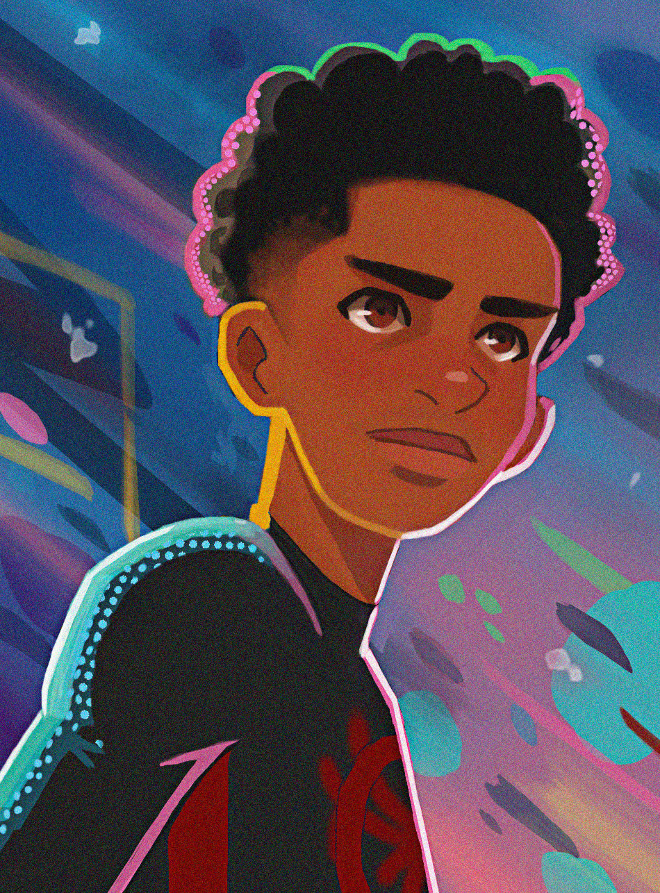 Miles Morales Spider Verse print